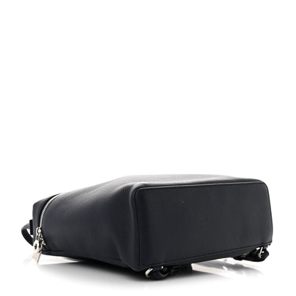 Loro Piana Grained Calfskin L23.5 Extra Pocket Backpack Navy Blue 4 of 9
