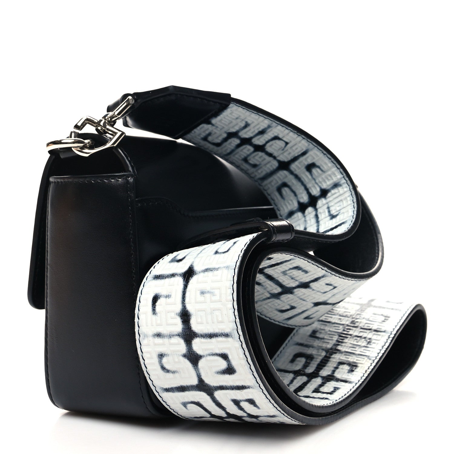 Givenchy X CHITO Box Calfskin Graffiti Effect Small 4G Shoulder Bag Black 3 of 10