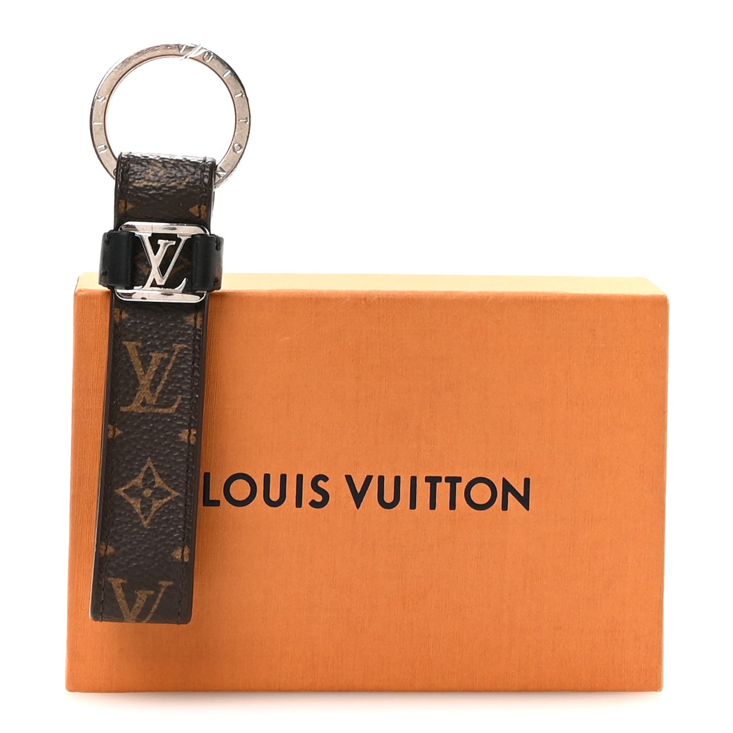 Monogram LV Dragonne Bag Charm Key Holder