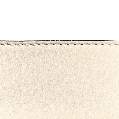 Gucci Calfskin Queen Margaret Bee Belt 85 34 White 6 of 6