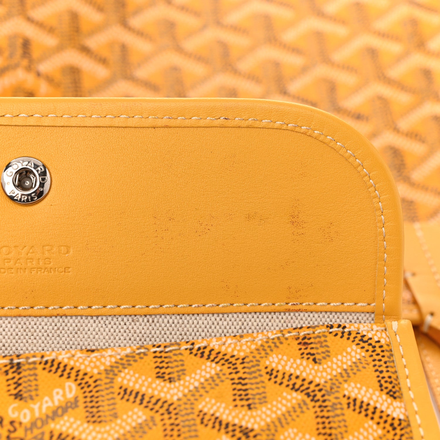 Goyard Goyardine Saint Louis PM Yellow 15 of 15