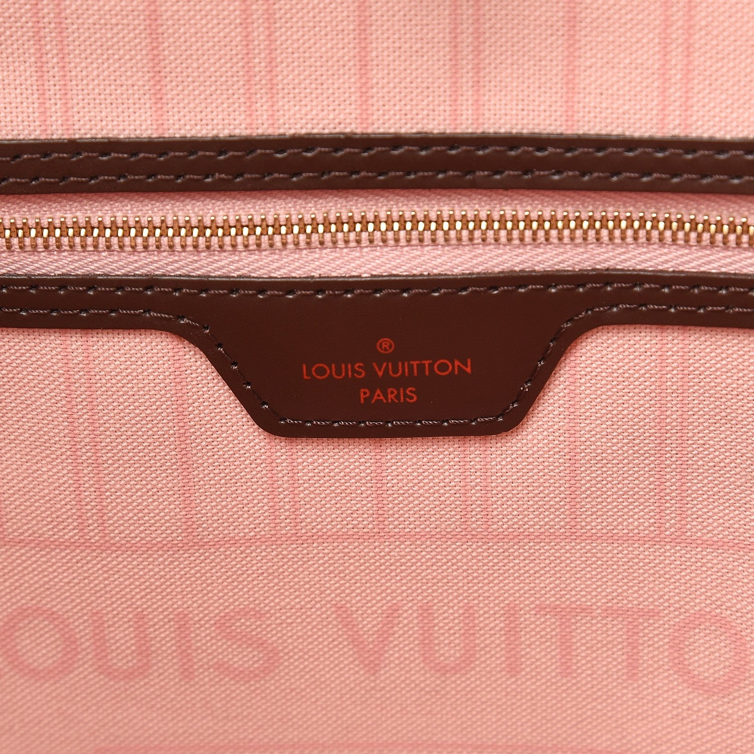 Louis Vuitton Damier Ebene Neo Neverfull MM Rose Ballerine 6 of 9