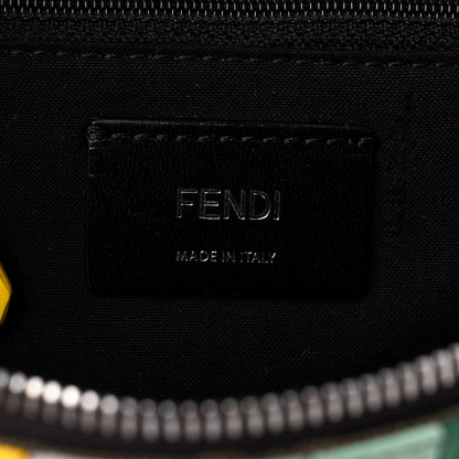 Fendi Fabric Jacquard Vitello Century Matt Semiluc FF Kids Belt Bag Tobacco Multicolor 7 of 9