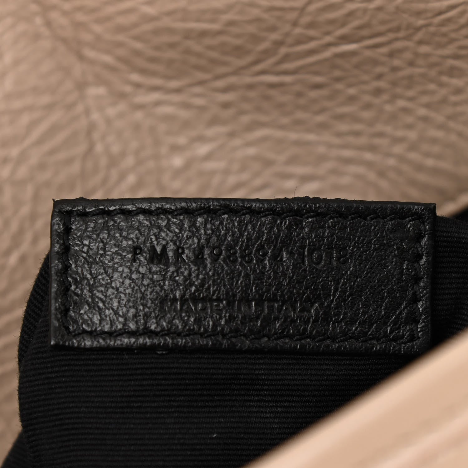 Saint Laurent Crinkled Calfskin Matelasse Monogram Medium Niki Chain Satchel Light Natural 8 of 12