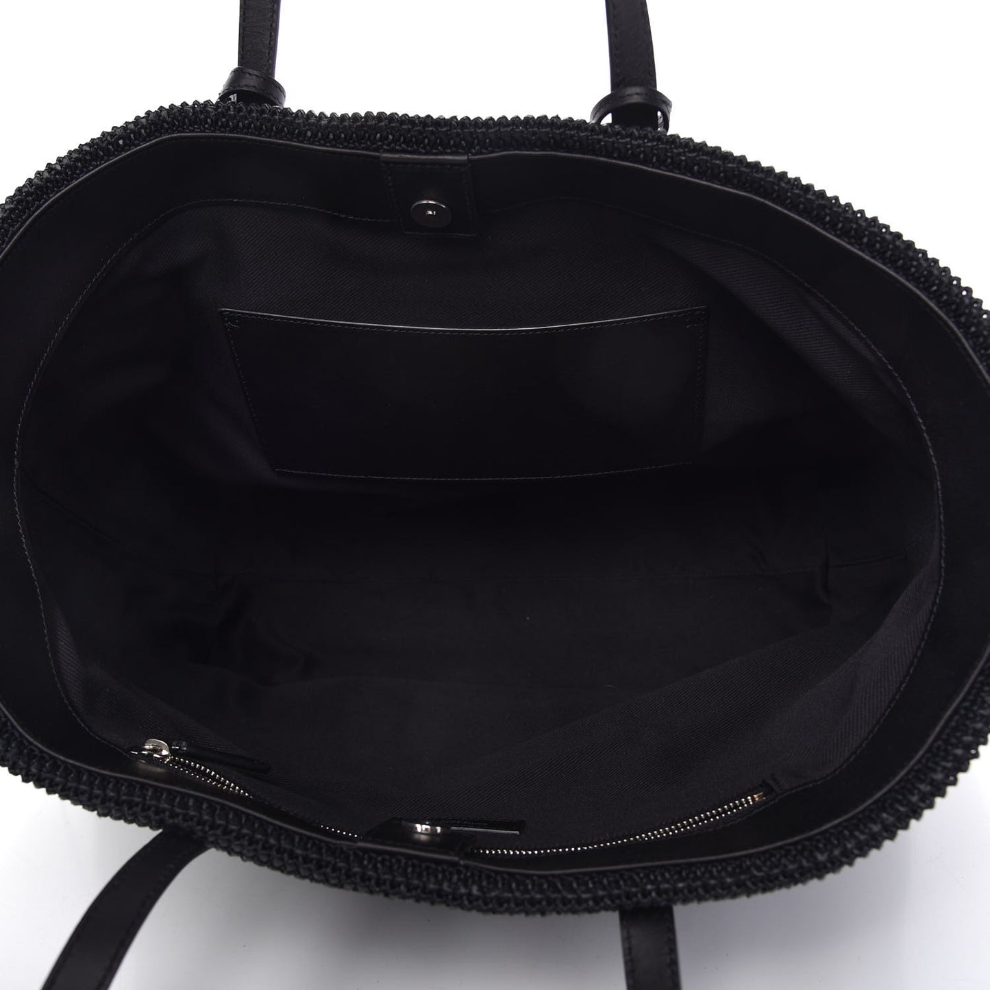 Raffia Tote Black