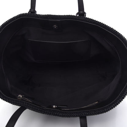 Saint Laurent Raffia Tote Black 5 of 10