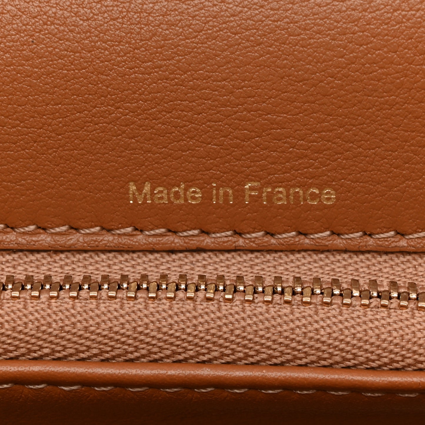 Calfskin MM Tempete Satchel Camel