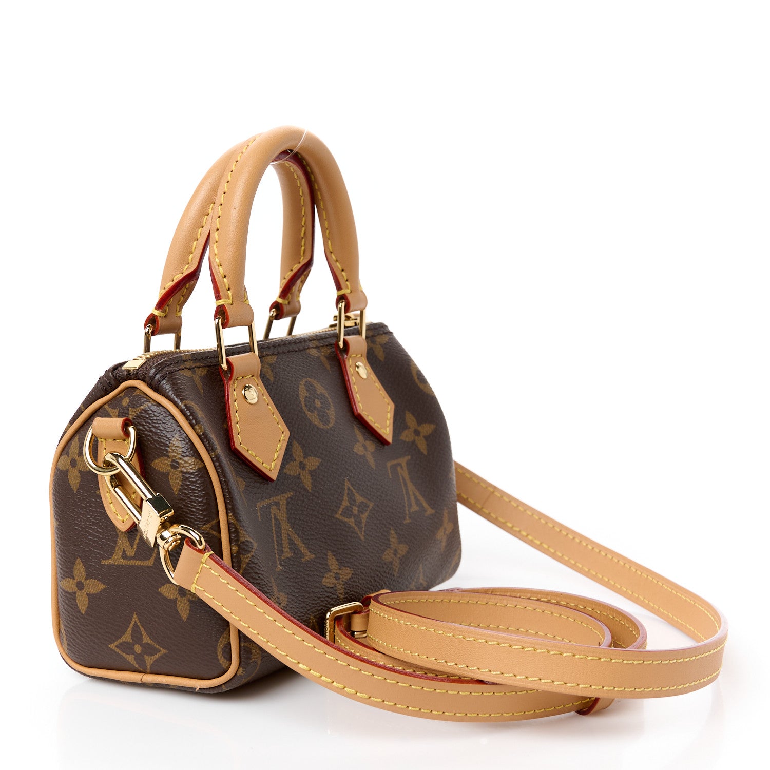Louis Vuitton Monogram Nano Speedy Bandouliere 3 of 11
