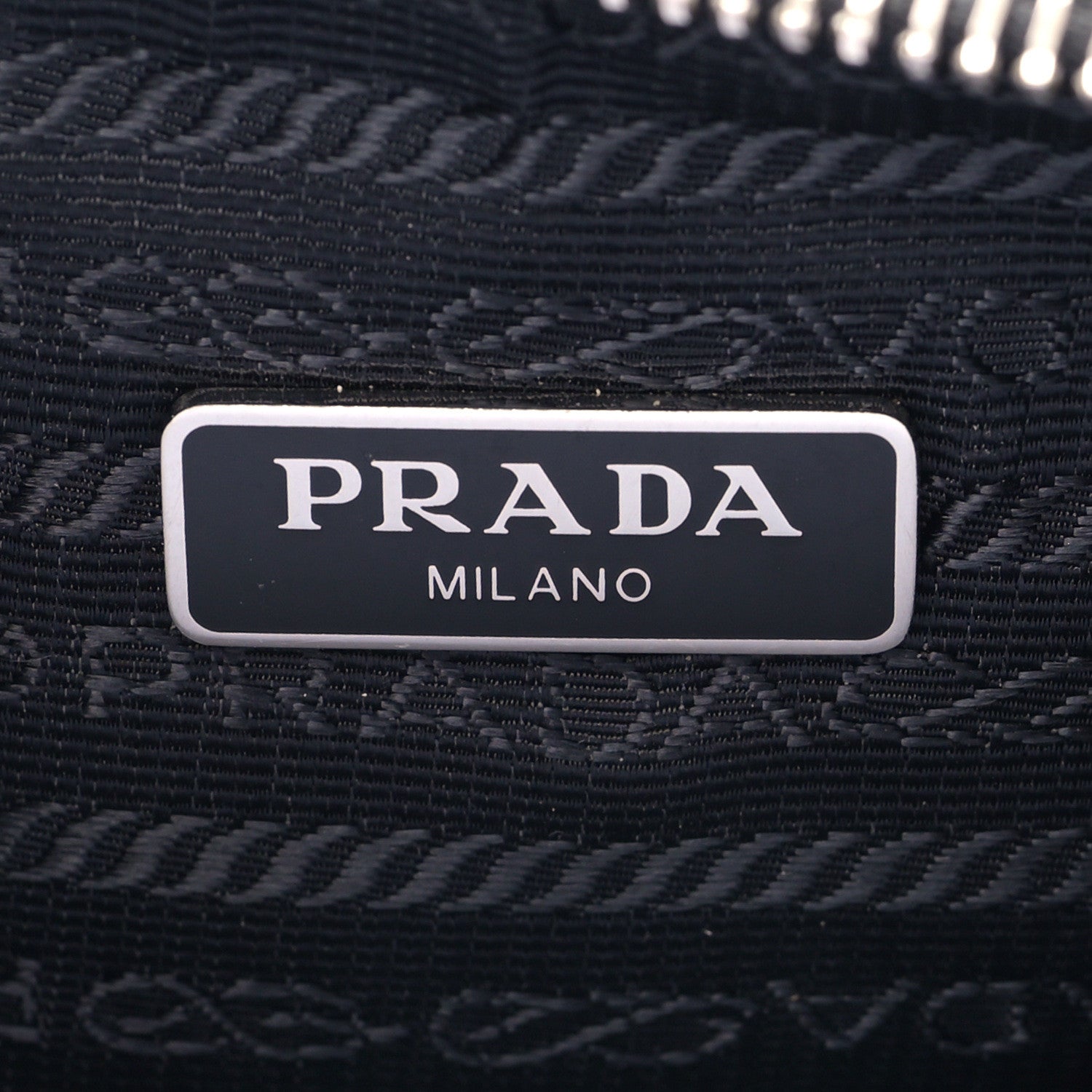 Prada Nylon Re-Edition 2005 Shoulder Bag Black 6 of 9