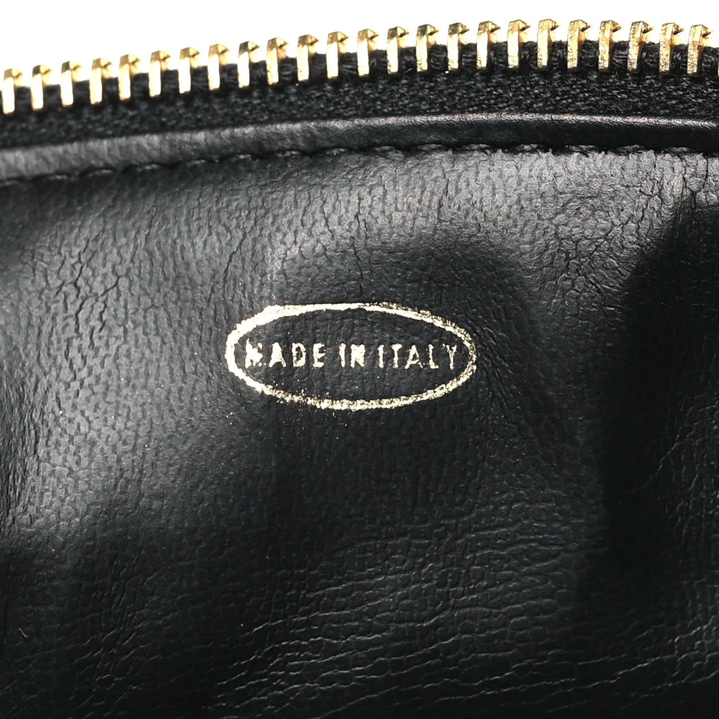 Lambskin Vanity Cosmetic Case Black