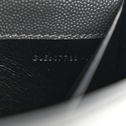 Saint Laurent Grain de Poudre Uptown Chain Wallet Storm 9 of 15