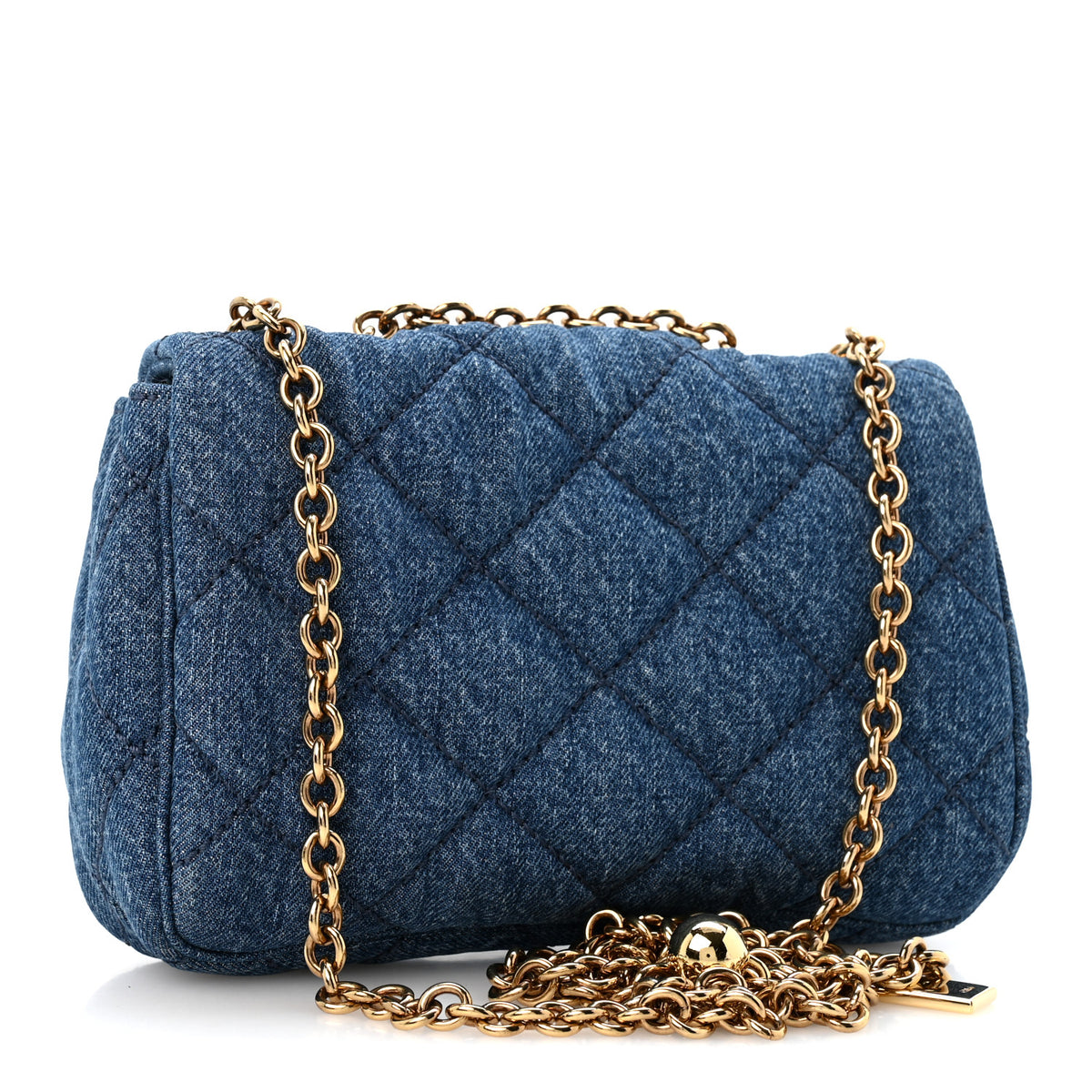 Chloe Denim Small Heritage Shoulder Bag Ashes Blue 3 of 10