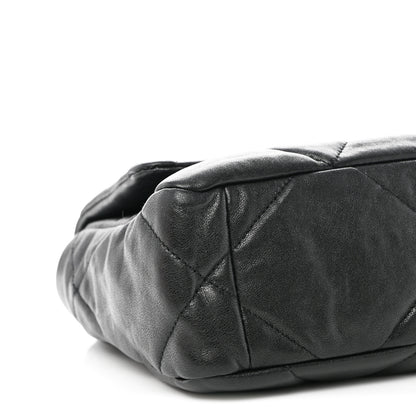 Chanel Lambskin Quilted Medium Chanel 19 Flap Black 9 of 10