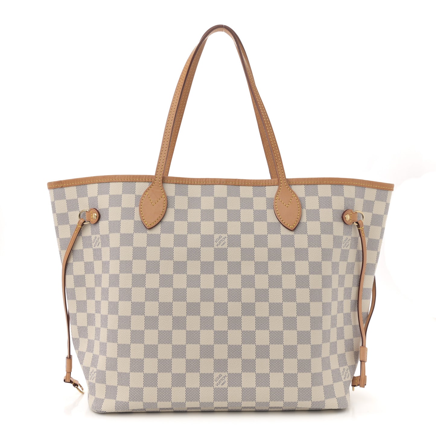 Damier Azur Neo Neverfull MM Rose Ballerine