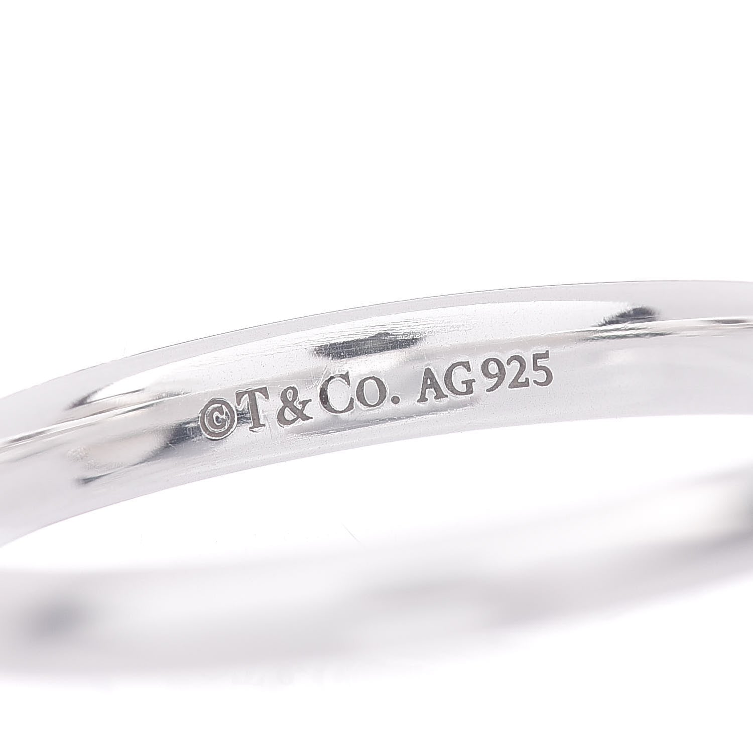 Tiffany Sterling Silver 12mm HardWear Ball Ring 53 6.5 5 of 5