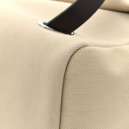 Hermes Military Toile Vache Hunter Herbag a Dos Zip Retourne Backpack Ebene Naturel 10 of 12