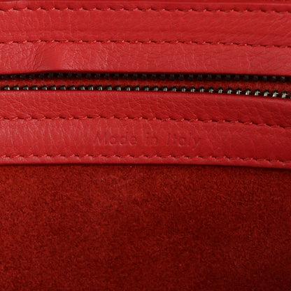 Celine Supple Calfskin Medium Phantom Luggage Vermillion 6 of 8