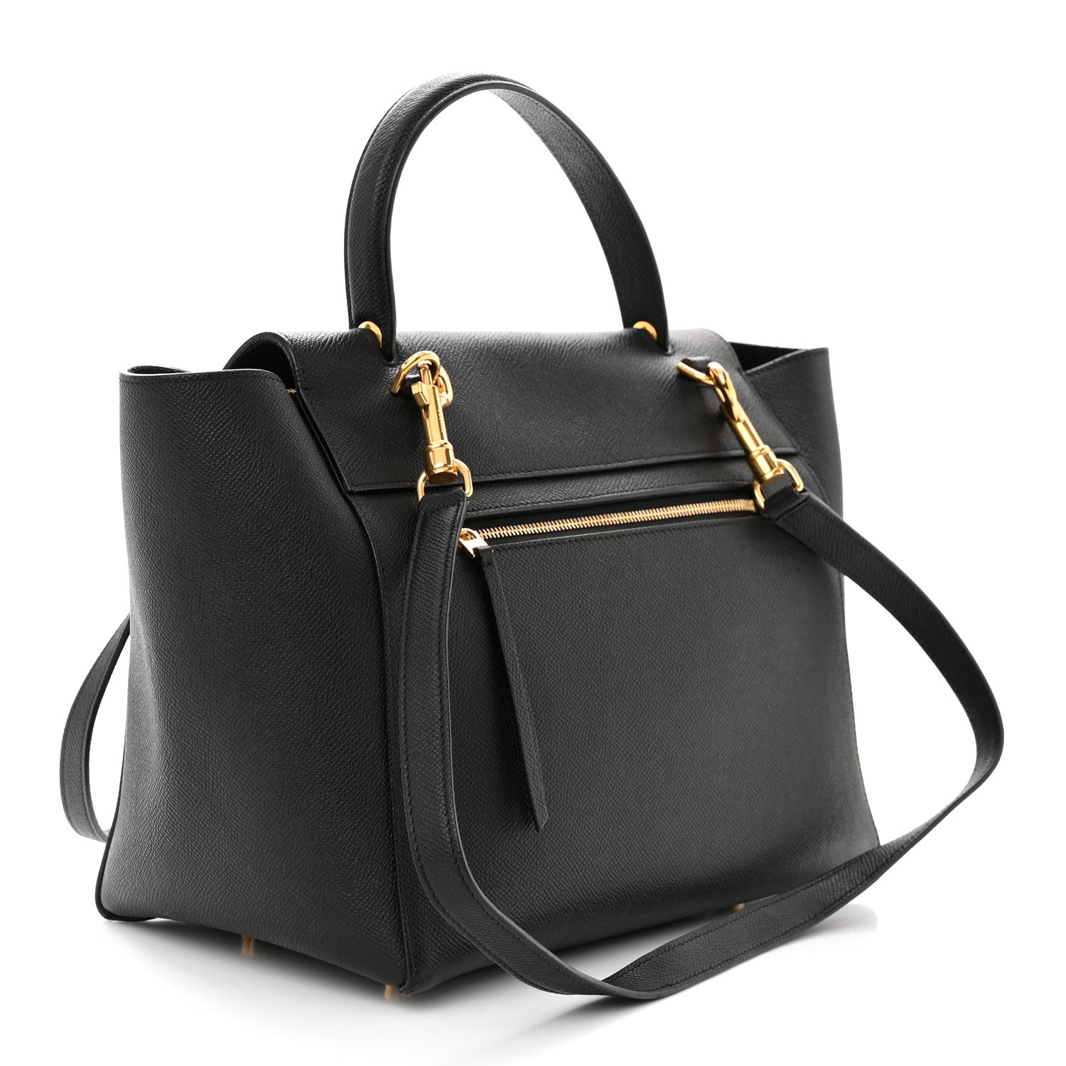 Celine Grained Calfskin Mini Belt Bag Black 3 of 11