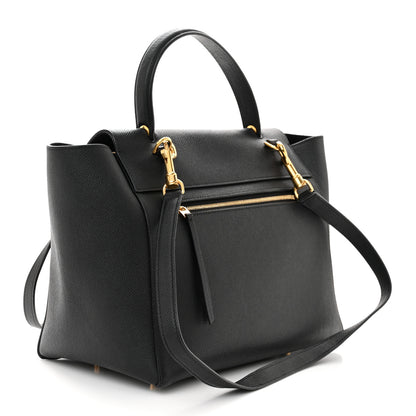 Celine Grained Calfskin Mini Belt Bag Black 3 of 11