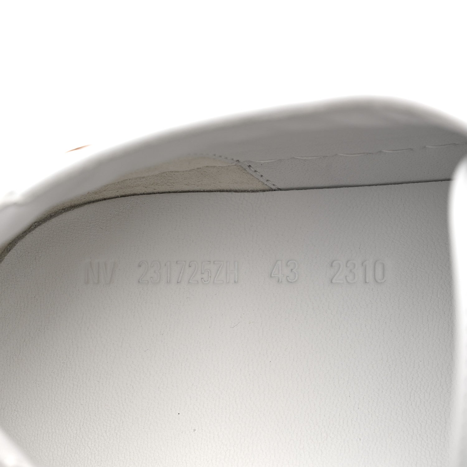 Hermes Calfskin Mens Get Sneakers 43 White 10 of 11