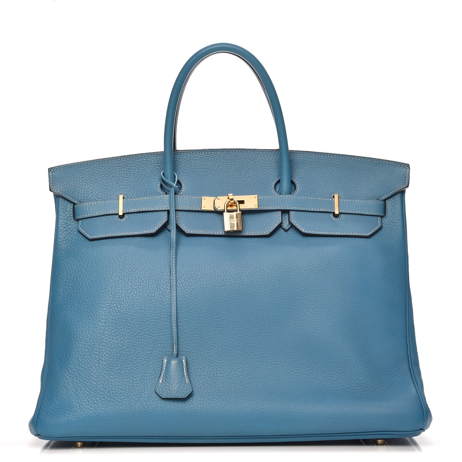 Hermes Togo Birkin 40 Blue Jean 1 of 29