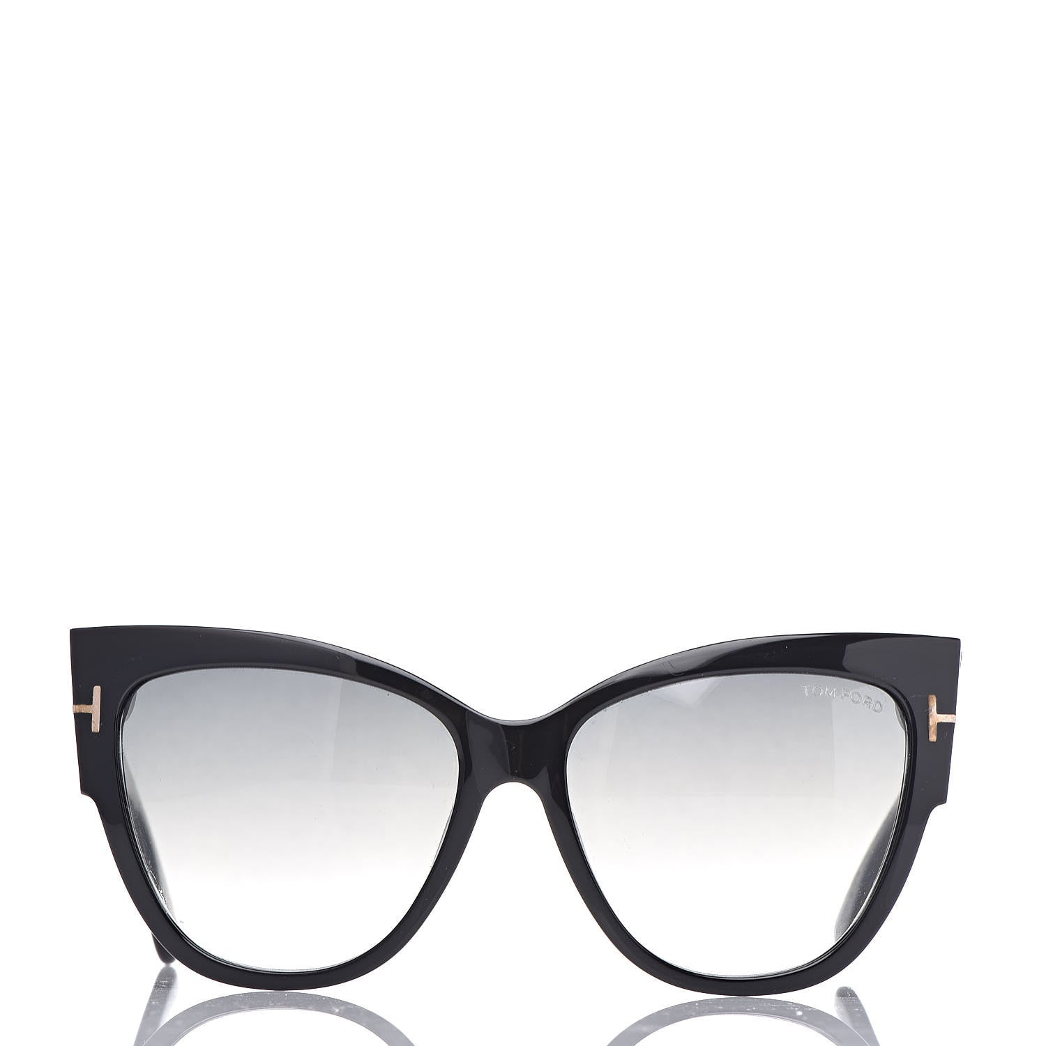 Tom Ford Acetate Anoushka Cat Eye Sunglasses TF371 Black 2 of 7