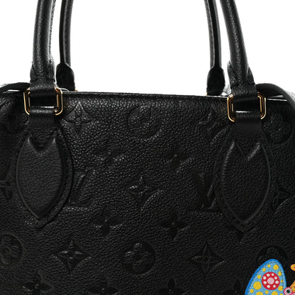 Louis Vuitton LV X YK Empreinte Inlaid Kusama Flowers Onthego MM Black 7 of 9