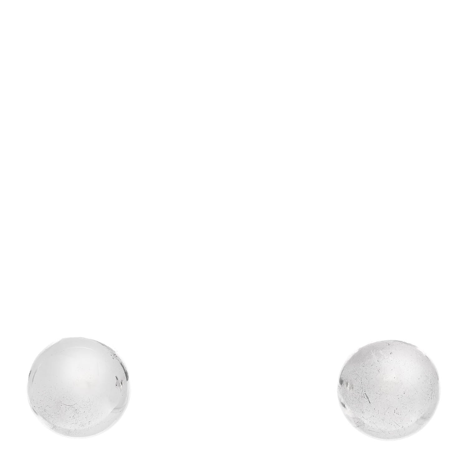 Tiffany Sterling Silver 10mm Hardwear Ball Earrings 1 of 4