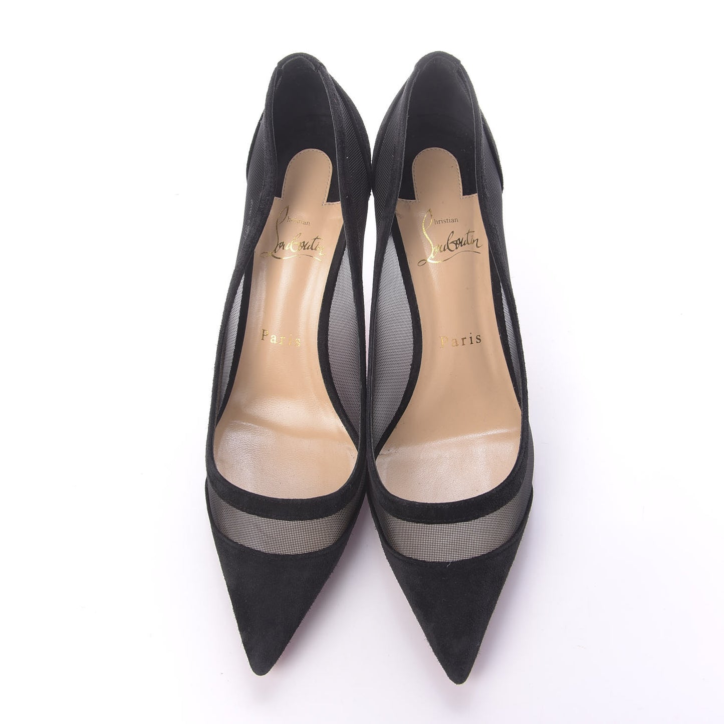 Veau Velours Rete Galativi 85 Pumps 38.5 Black