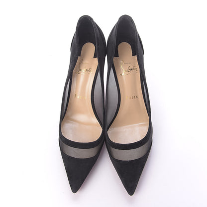 Christian Louboutin Veau Velours Rete Galativi 85 Pumps 38.5 Black 5 of 8