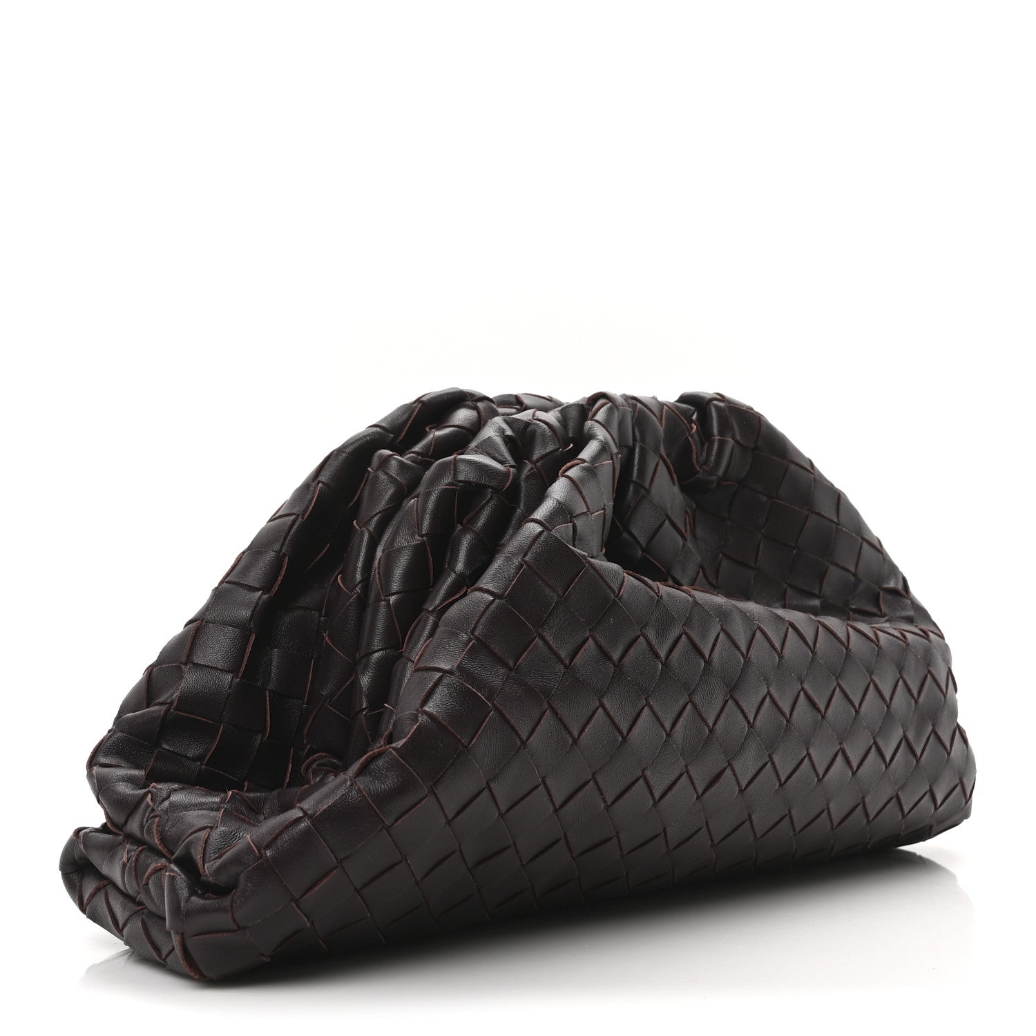 Bottega Veneta Nappa Maxi Intrecciato The Pouch Oversized Clutch Grape 3 of 10