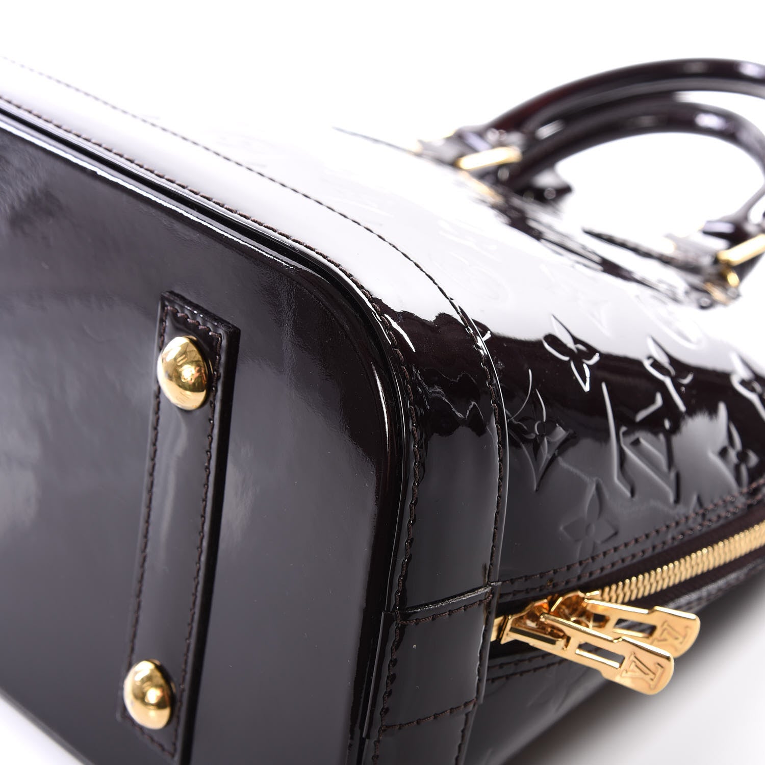 Louis Vuitton Vernis Alma PM Amarante 8 of 12
