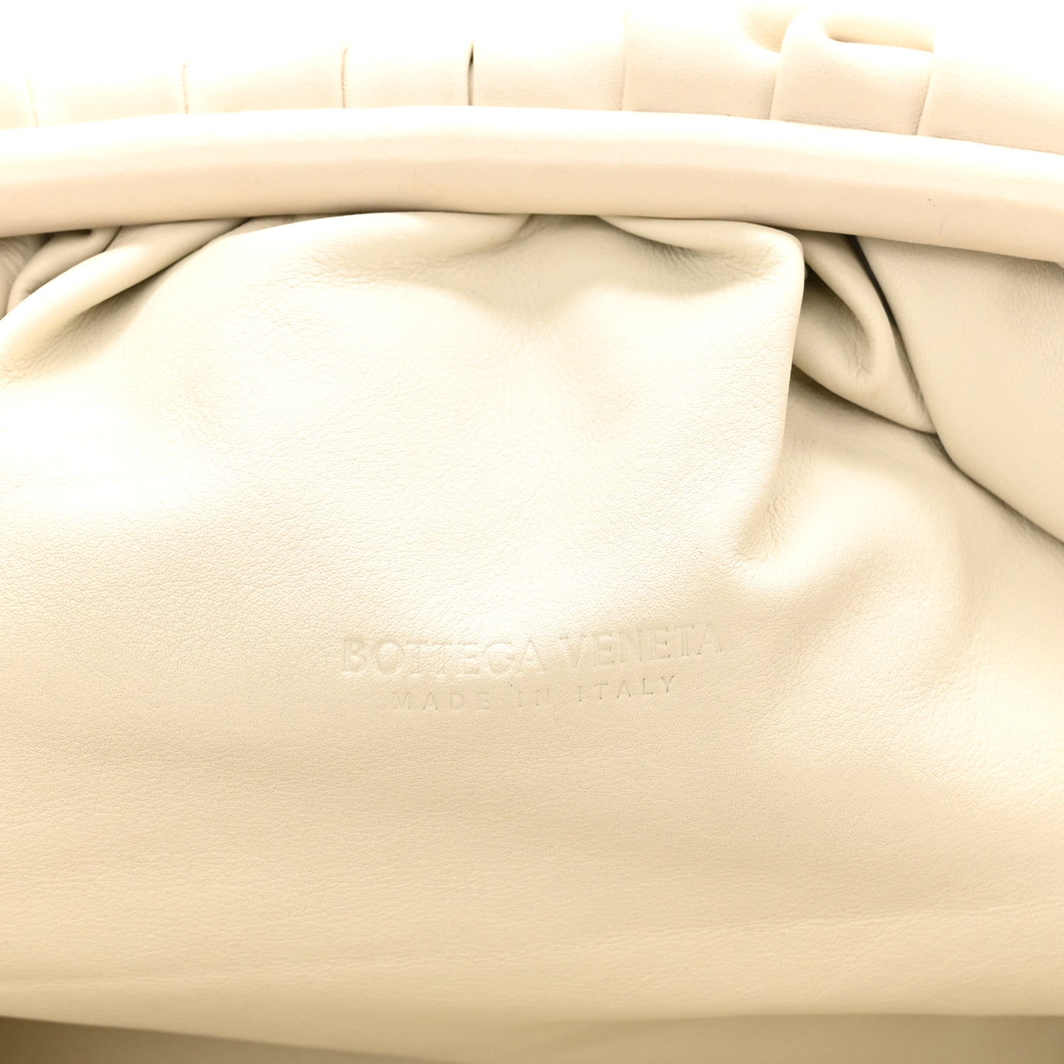 Bottega Veneta Smooth Butter Calf The Pouch Oversized Clutch Plaster 6 of 14