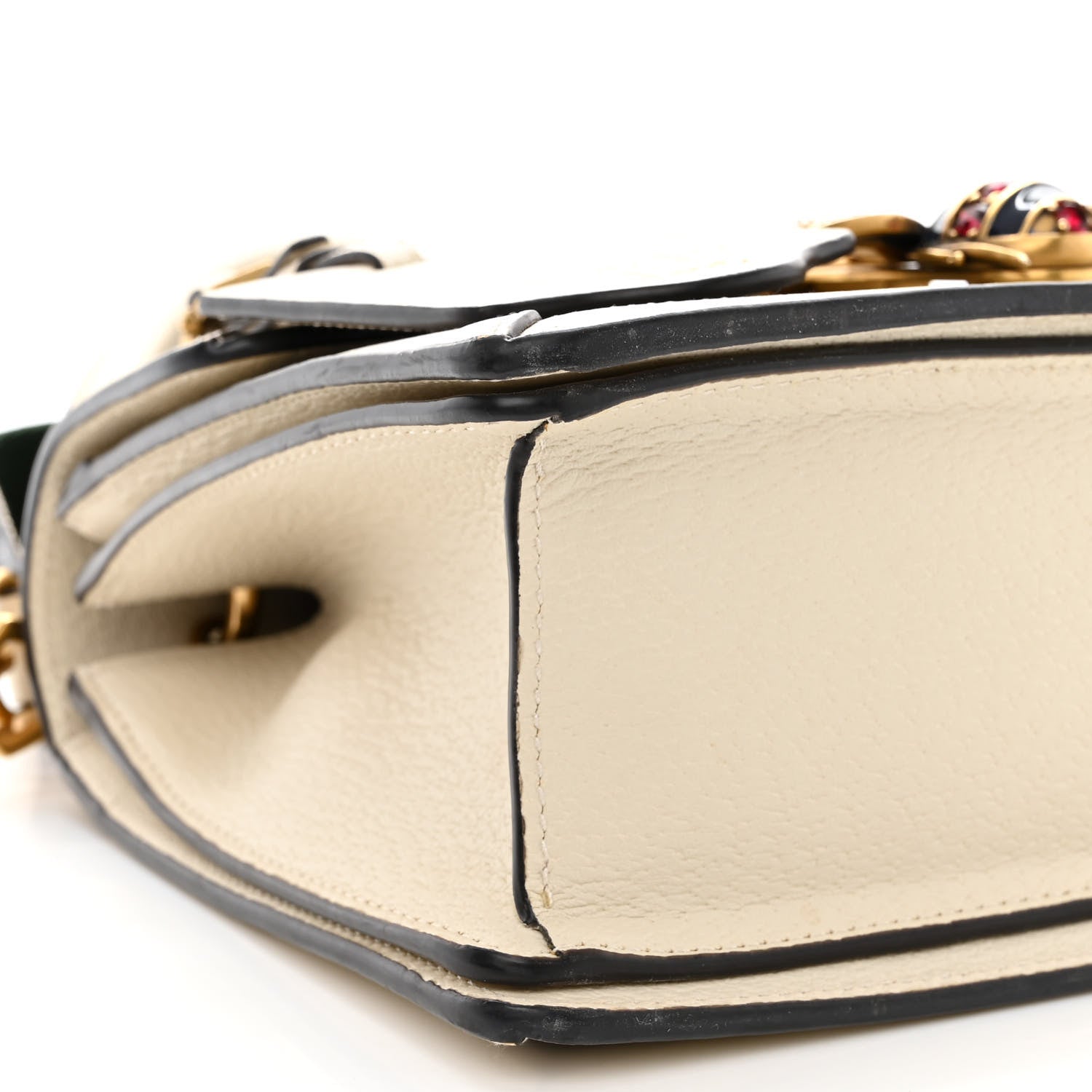Gucci GG Supreme Monogram Small Queen Margaret Top Handle Bag White 10 of 13