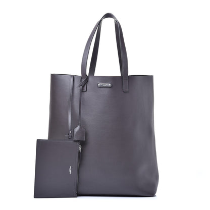 Saint Laurent Calfskin Bold Shopping Tote Grey 1 of 11