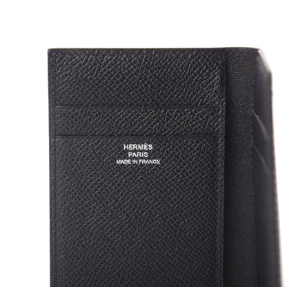 Hermes Epsom MC2 Euclide Card Holder Case Black 6 of 7
