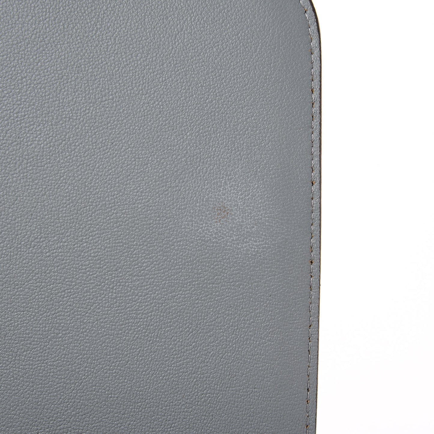 Smooth Calfskin Suede Medium Tri-Color Trapeze Dark Grey