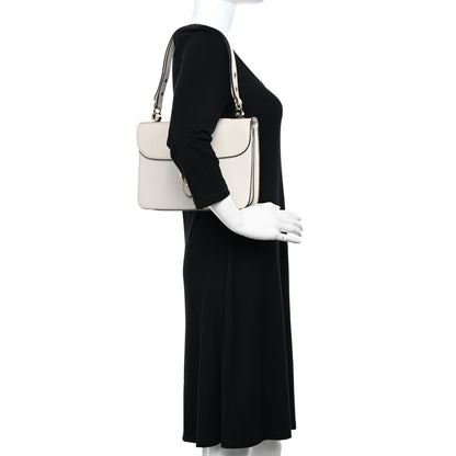 Gucci Calfskin Medium 1973 Shoulder Flap Bag Ivory 1 of 16