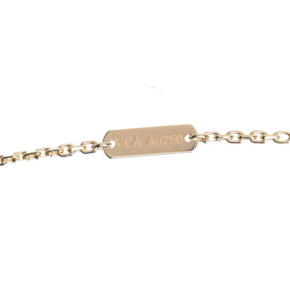 Van Cleef & Arpels 18K Yellow Gold Vintage Alhambra Pendant Necklace 5 of 8