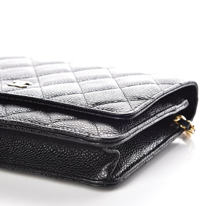 Chanel Caviar Quilted Wallet On Chain WOC Black 7 of 11