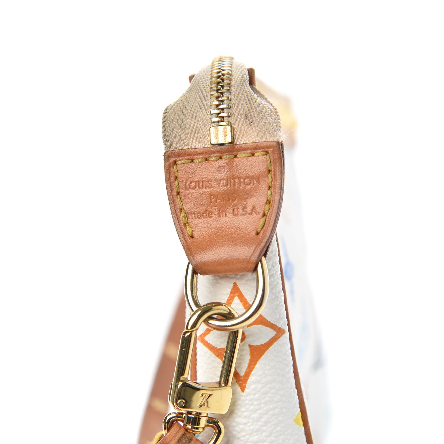 Louis Vuitton Monogram Multicolor Pochette Accessories White 8 of 11