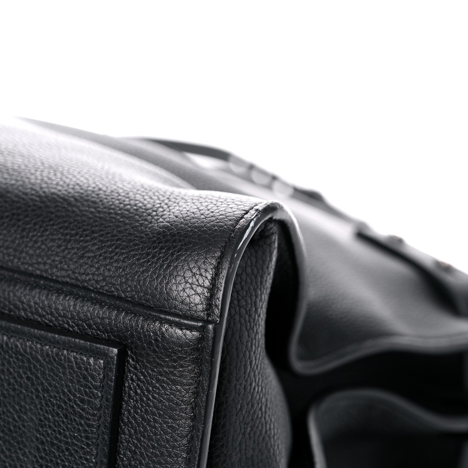 Saint Laurent Grained Calfskin Medium Souple Sac De Jour Duffle Black 11 of 19