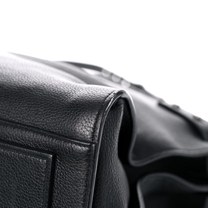Saint Laurent Grained Calfskin Medium Souple Sac De Jour Duffle Black 11 of 19