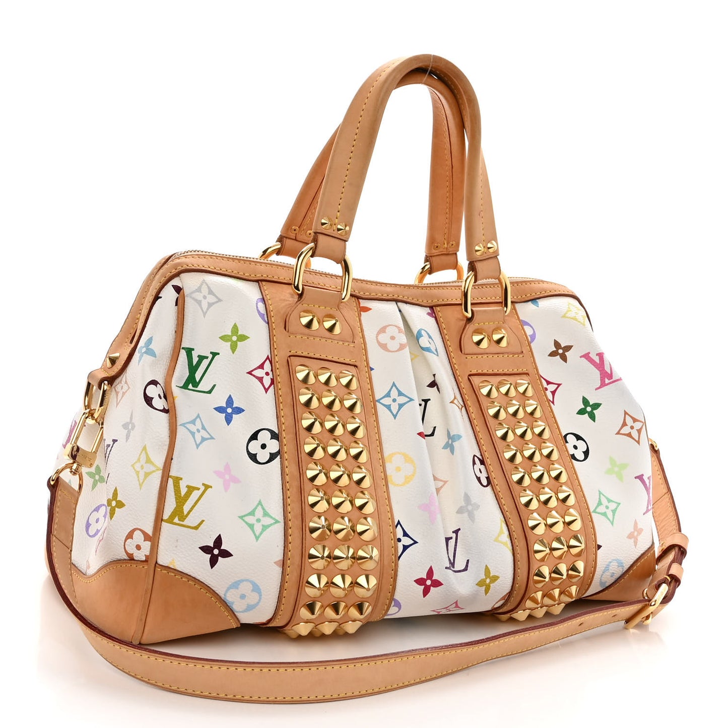 Monogram Multicolor Courtney MM White