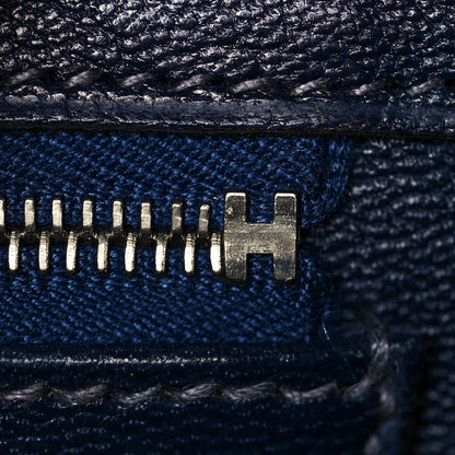 Hermes Shiny Porosus Crocodile Birkin 30 Bleu Marine 23 of 35