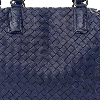 Bottega Veneta Nappa Intrecciato Medium Convertible Tote Baltic Blue 9 of 12