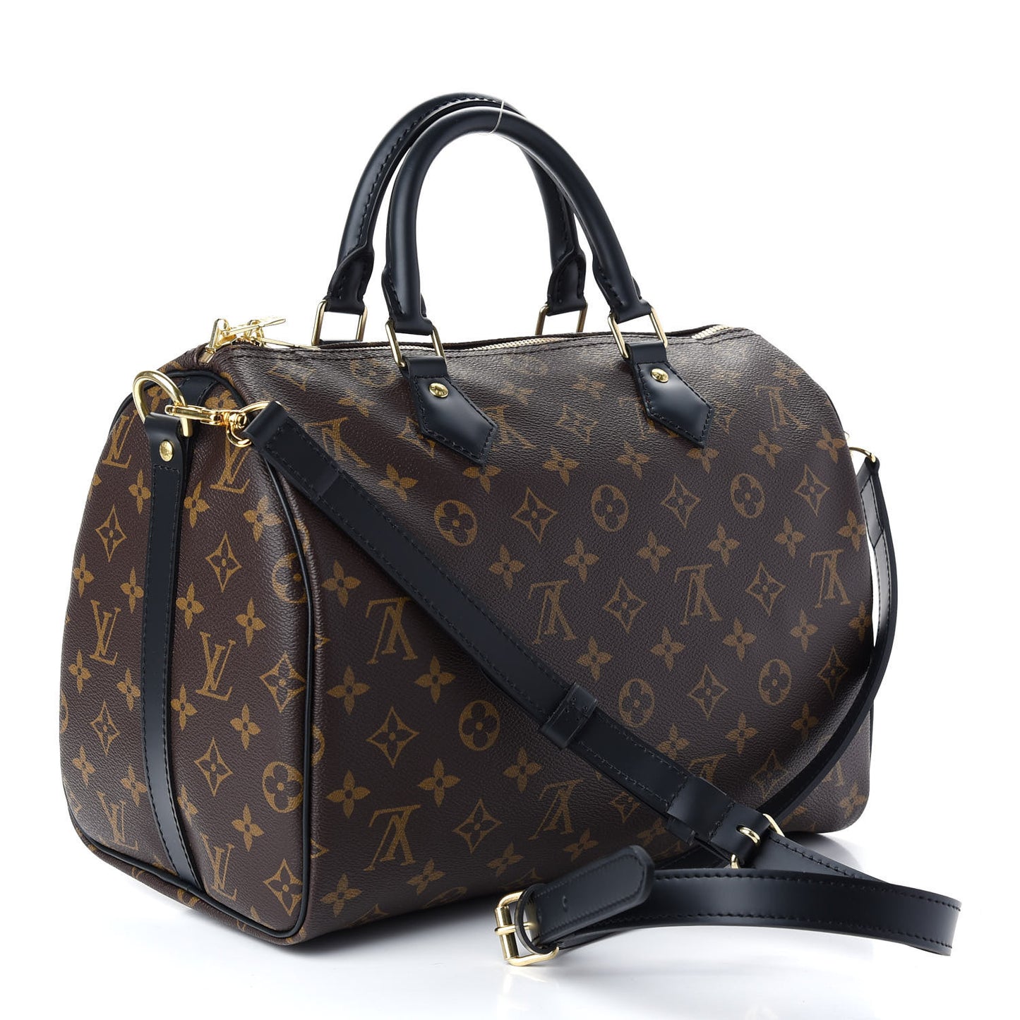 Monogram My World Tour Speedy Bandouliere 30 Black