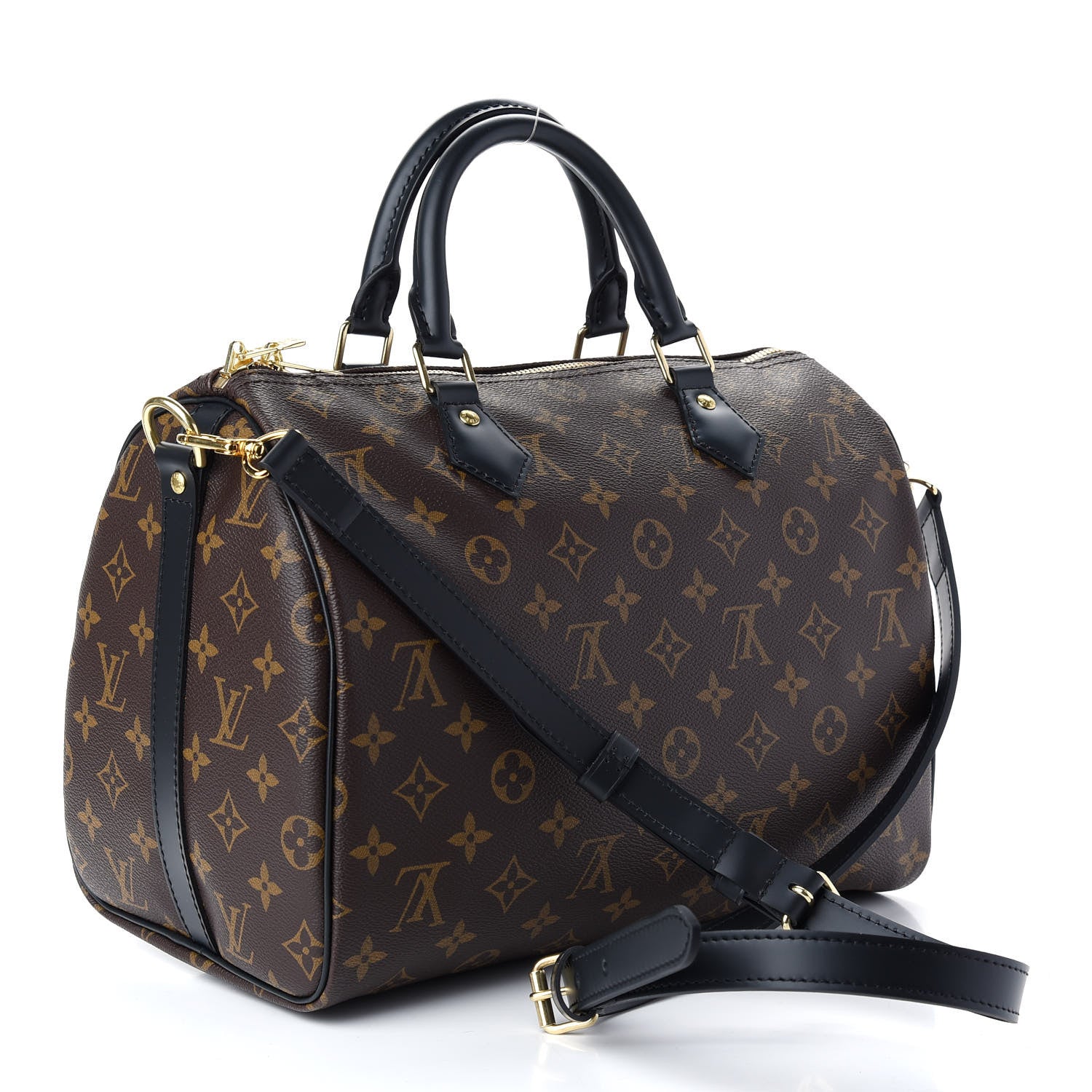 Louis Vuitton Monogram My World Tour Speedy Bandouliere 30 Black 3 of 8