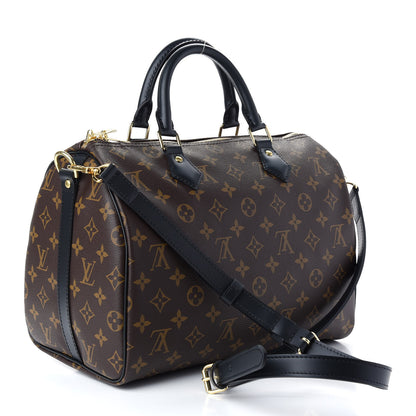 Louis Vuitton Monogram My World Tour Speedy Bandouliere 30 Black 3 of 8