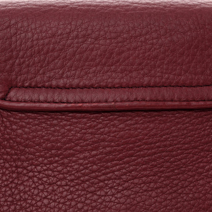 Gucci Pebbled Calfskin Small 1973 Chain Shoulder Bag Red 12 of 12